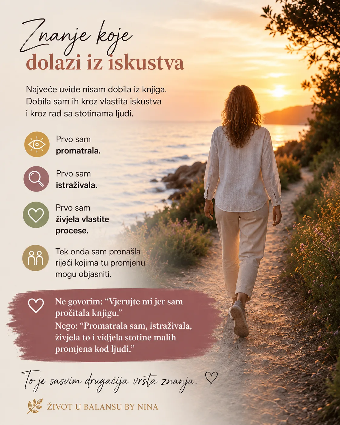Pravo znanje dolazi iz iskustva | Put prema osobnoj transformaciji